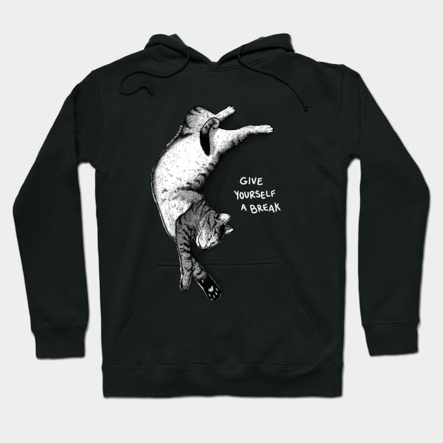 Give Yourself a Break Hoodie by averymuether